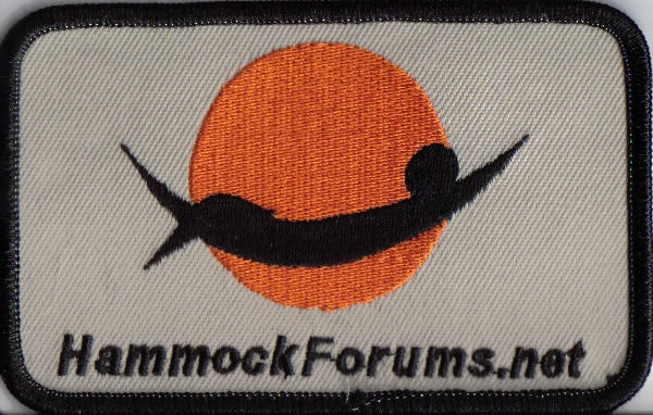 Embroidered patch, Hammock Forums - Click Image to Close